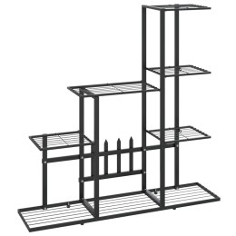 STOJAK NA KWIATY 945X25X88CM CZARNY METALOWY