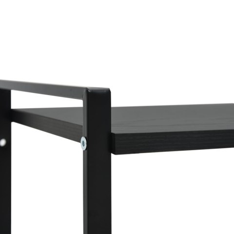 2-POZIOMOWY REGAŁ CZARNY 52X28X59CM