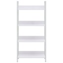 REGAŁ Z 4 PÓŁKAMI BIAŁY 60X27,6X124,5CM