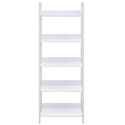 REGAŁ Z 5 PÓŁKAMI BIAŁY 60X27 6X158 5CM