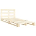 RAMA ŁÓŻKA Z PALET DREWNO SOSNOWE 120X200CM