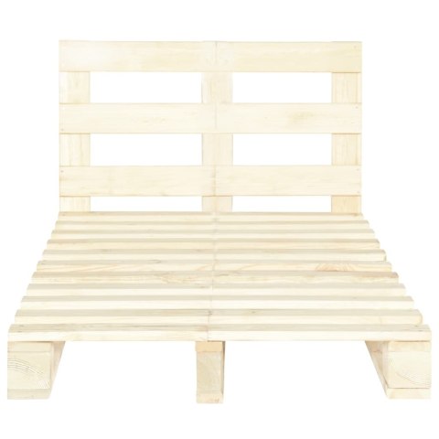 RAMA ŁÓŻKA Z PALET DREWNO SOSNOWE 120X200CM