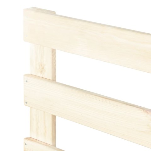 RAMA ŁÓŻKA Z PALET DREWNO SOSNOWE 120X200CM