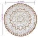 DYWAN JUTOWY PLECIONY Z JUTY MANDALA 240CM