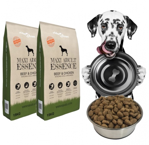 SUCHA KARMA DLA PSÓW MAXI ADULT 30KG ESSENCE BEEF&CHICKEN