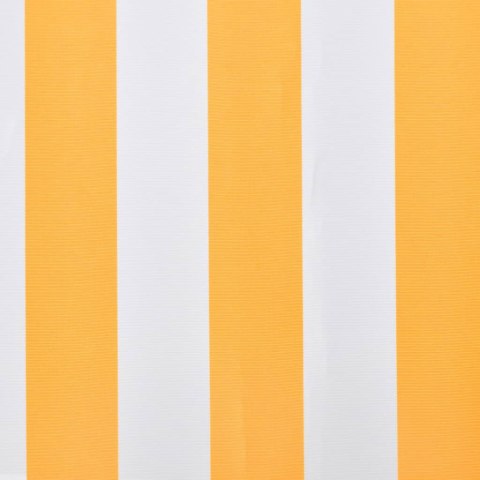 ZADASZENIE OGRODOWE ŻÓŁTY SŁONECZNIKOWY I BIAŁY 6X3M (BEZ RAMY)