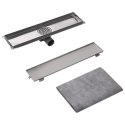 ODPŁYW/SPUST PRZYSZNICOWY LINIOWY 530X140MM STAL NIERDZEWNA
