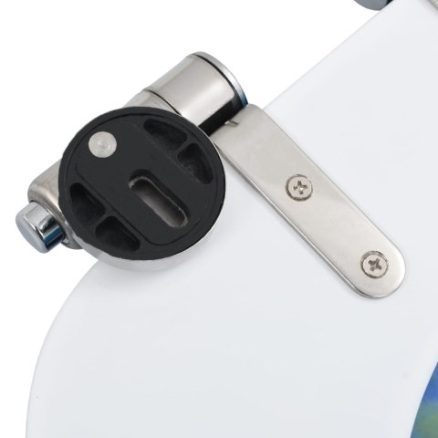 DESKA KLOZETOWA WOLNOOPADAJĄCA WZÓR W DELFINY