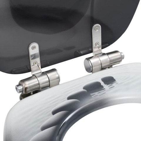 DESKA KLOZETOWA WOLNOOPADAJĄCA WZÓR W KAMIENIE