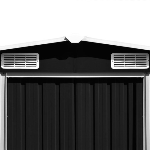 SZOPA OGRODOWA 257X298X178CM METAL ANTRACYTOWA