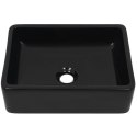 UMYWALKA CERAMICZNA PROSTOKĄTNA 41X30X12CM CZARNA