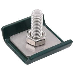 ŁĄCZNIKI DO PANELI OGRODZENIOWYCH 25 ZESTAWÓW ZIELONE