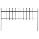 PANEL OGRODZENIOWY Z GROTAMI 1,7X0,6M CZARNY