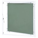 PANEL REWIZYJNY Z ALUMINIOWĄ RAMĄ I PŁYTĄ GIPSOWĄ 200X200MM