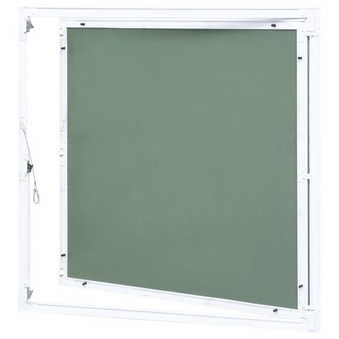 PANEL REWIZYJNY Z ALUMINIOWĄ RAMĄ I PŁYTĄ GIPSOWĄ 300X300MM