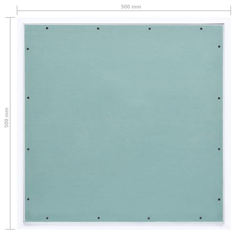 PANEL REWIZYJNY 50X50 Z ALUMINIOWĄ RAMĄ I PŁYTĄ