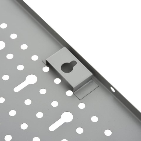 ŚCIENNE PŁYTY PERFOROWANE 4 SZT 40X58CM STAL