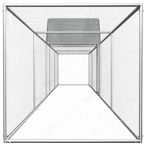 WOLIERA DLA KUR 9X1X1,5M GALWANIZOWANA STAL
