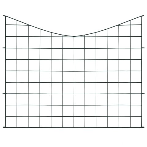 OGRODZENIE DO STAWU WKLĘSŁY ŁUK 77,5X64CM ZIELONE