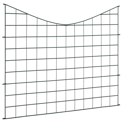 OGRODZENIE DO STAWU WKLĘSŁY ŁUK 77,5X64CM ZIELONE