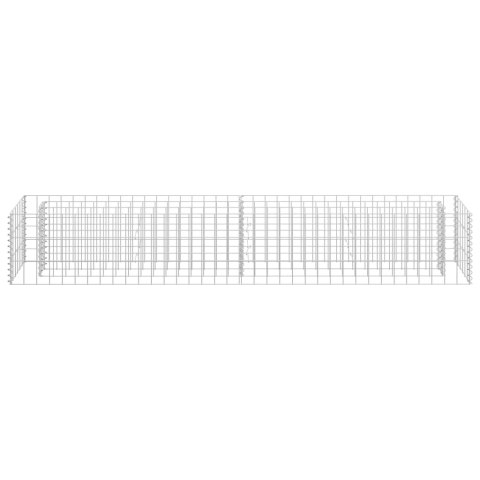 PODWYŻSZONA DONICA GABIONOWA STAL 180X30X30CM