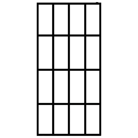 ŚCIANKA PRYSZNICOWA PRZEZROCZYSTE SZKŁO HARTOWANE 118X190CM