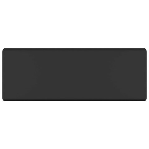 KWADRATOWA UMYWALKA Z PRZELEWEM MATOWA CZERŃ 41X41CM