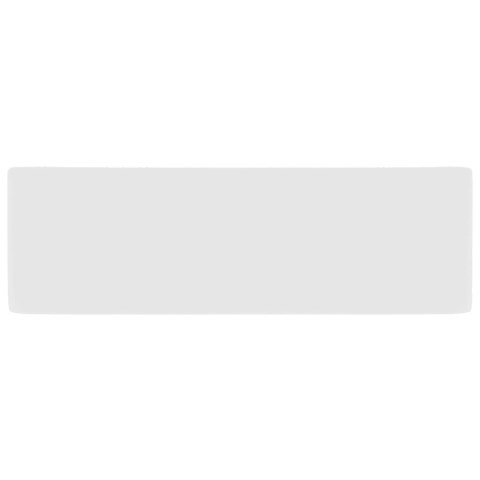 LUKSUSOWA UMYWALKA MATOWA BIEL 41X30X12CM CERAMICZNA