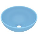 OKRĄGŁA UMYWALKA ŁAZIENKOWA MATOWY BŁĘKIT 32,5X14CM