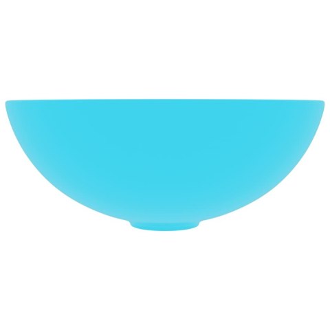 UMYWALKA ŁAZIENKOWA CERAMICZNA JASNOZIELONA OKRĄGŁA