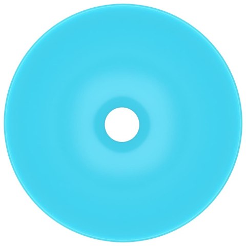 UMYWALKA ŁAZIENKOWA CERAMICZNA JASNOZIELONA OKRĄGŁA