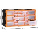 ORGANIZER Z 22 SZUFLADKAMI 49X16X25,5CM