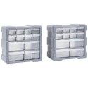 ORGANIZERY Z 12 SZUFLADKAMI 2 SZT 26,5X16X26CM