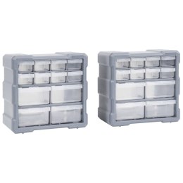 ORGANIZERY Z 12 SZUFLADKAMI 2 SZT 26,5X16X26CM