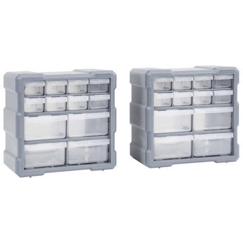ORGANIZERY Z 12 SZUFLADKAMI 2 SZT 26,5X16X26CM