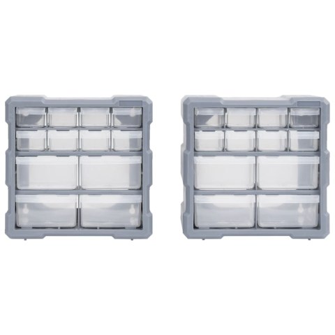 ORGANIZERY Z 12 SZUFLADKAMI 2 SZT 26,5X16X26CM