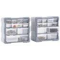 ORGANIZERY Z 12 SZUFLADKAMI 2 SZT 26,5X16X26CM