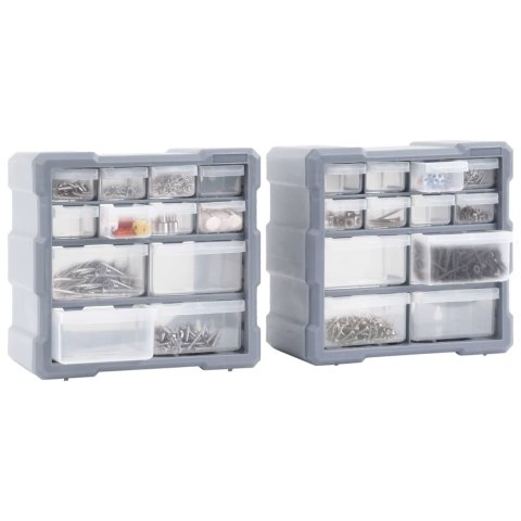 ORGANIZERY Z 12 SZUFLADKAMI 2 SZT 26,5X16X26CM