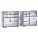 ORGANIZERY Z 12 SZUFLADKAMI 2 SZT 26,5X16X26CM