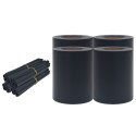 4X OSŁONA OGRODZENIA PVC 35M PRYWATNOŚĆ WIATR KLIPSY W ZESTAWIE