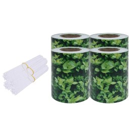 OSŁONY NA OGRODZENIE 4 SZT. PVC 35X0,19M ZIELONE