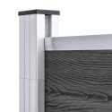 PANEL OGRODZENIOWY WPC 175X186CM CZARNY