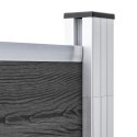 PANEL OGRODZENIOWY WPC 180X186CM CZARNY