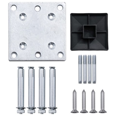 PANEL OGRODZENIOWY Z WPC 95X186CM SZARY