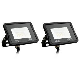 REFLEKTORY LED 2 SZT. 10 W ZIMNE BIAŁE ŚWIATŁO