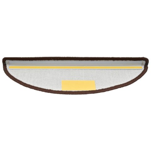NAKŁADKI NA SCHODY 10 SZT. 56X20CM BRĄZOWE