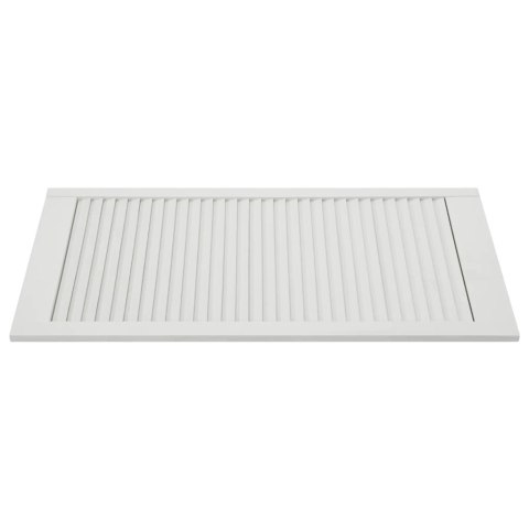 DRZWI ŻALUZJOWE 2SZT DREWNO SOSNOWE BIAŁE 99,3X39,4CM