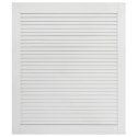 DRZWI ŻALUZJOWE 4SZT DREWNO SOSNOWE BIAŁE 615X49,4CM