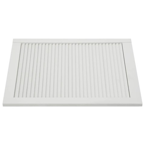 DRZWI ŻALUZJOWE 4SZT DREWNO SOSNOWE BIAŁE 615X49,4CM