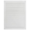 DRZWI ŻALUZJOWE 4SZT DREWNO SOSNOWE BIAŁE 69X49,4CM